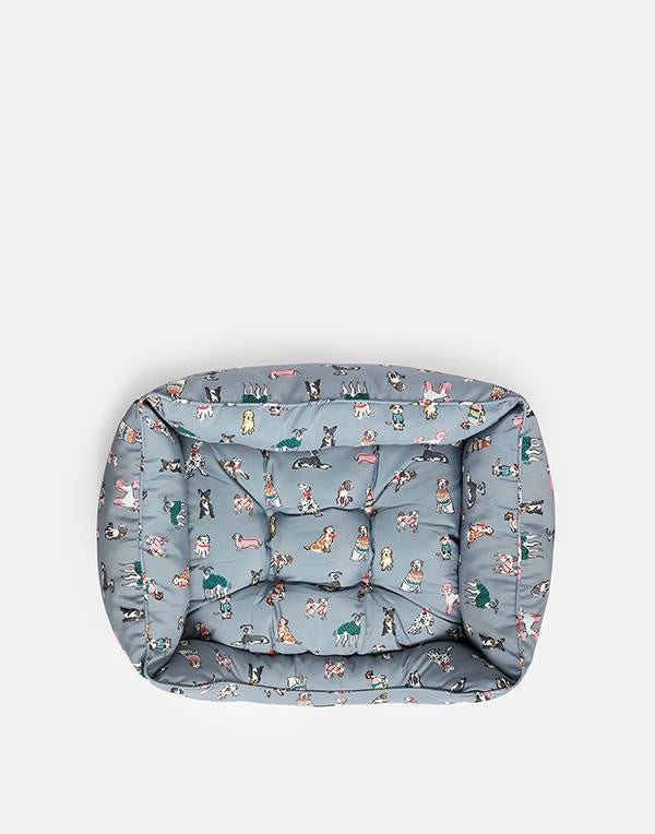 Joules Rainbow Luxury Dog Box Bed Large
