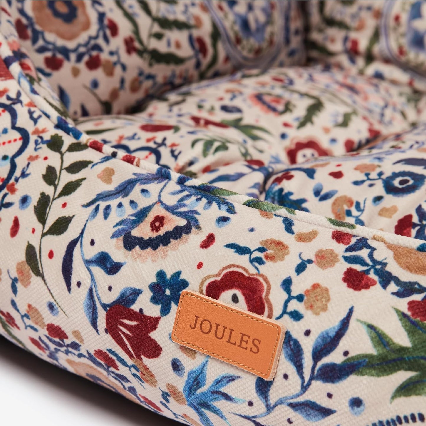 Joules Festival Floral Box Bed Large