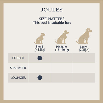 Joules Chesterfield Small Pet Bed Khaki Green