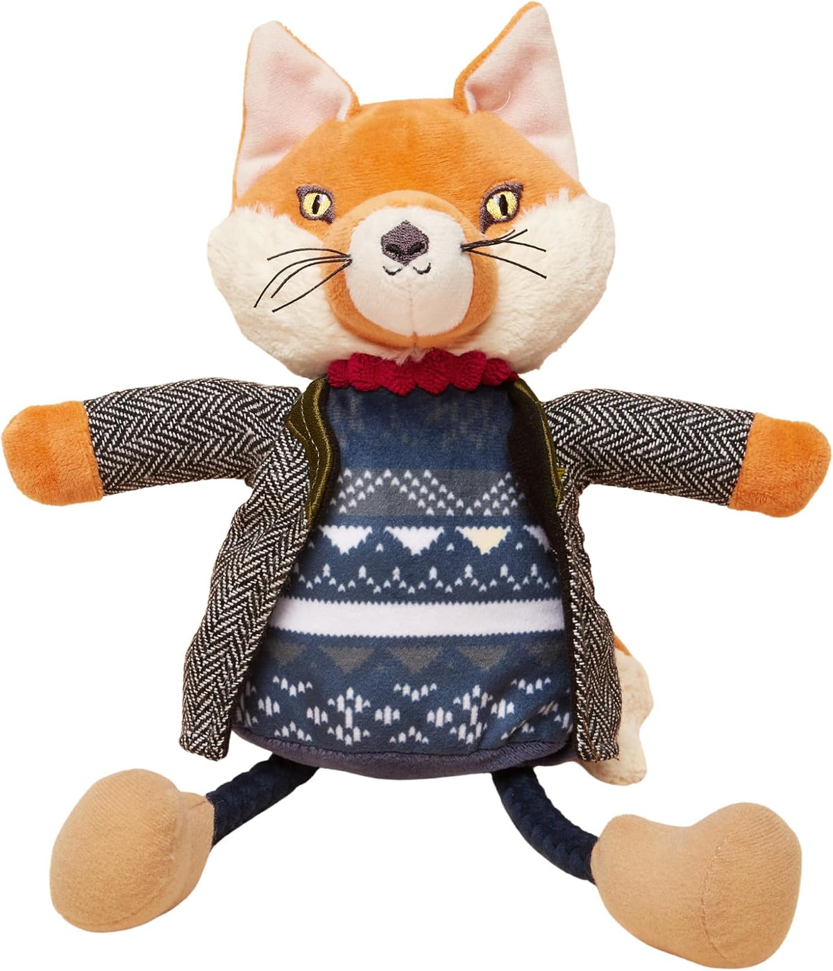 Joules Jonty Tweedy Fox Dog Toy