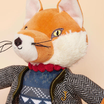 Joules Jonty Tweedy Fox Dog Toy