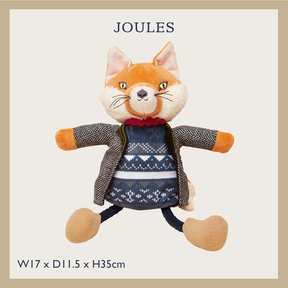 Joules Jonty Tweedy Fox Dog Toy