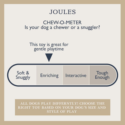 Joules Jonty Tweedy Fox Dog Toy