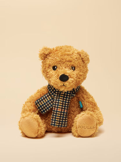 Joules Traditional Bear With Henson Check Scarf