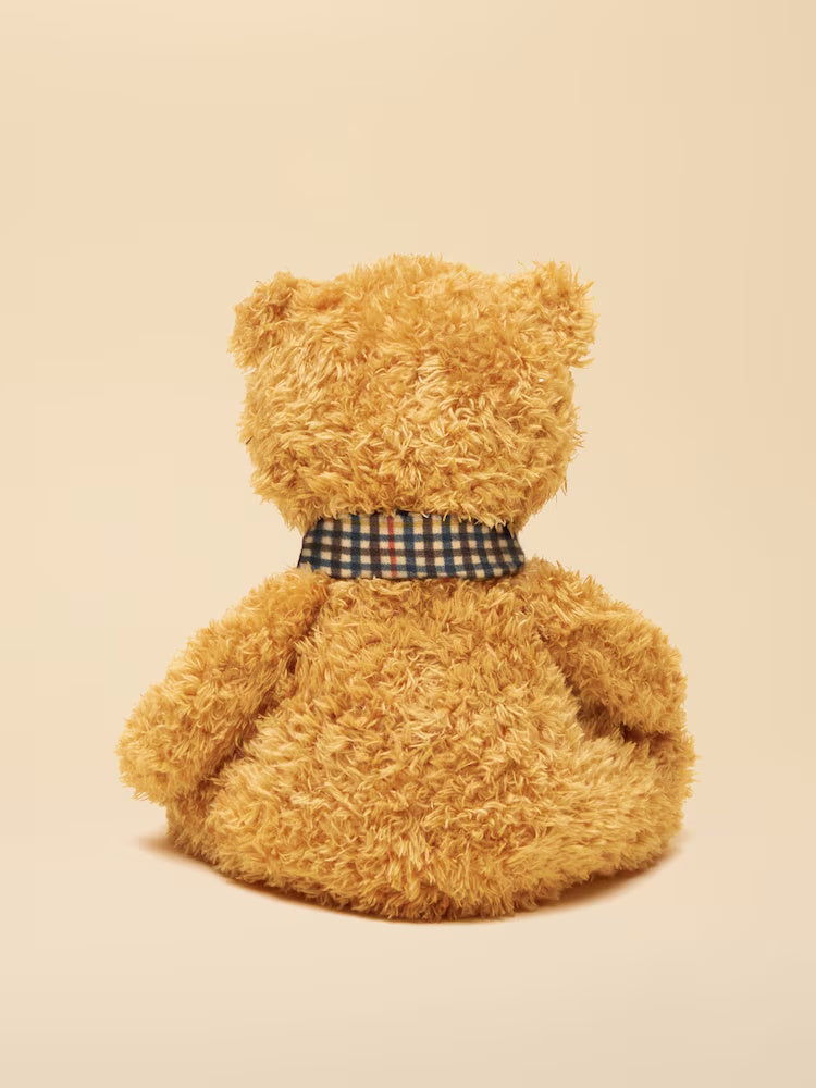 Joules Traditional Bear With Henson Check Scarf