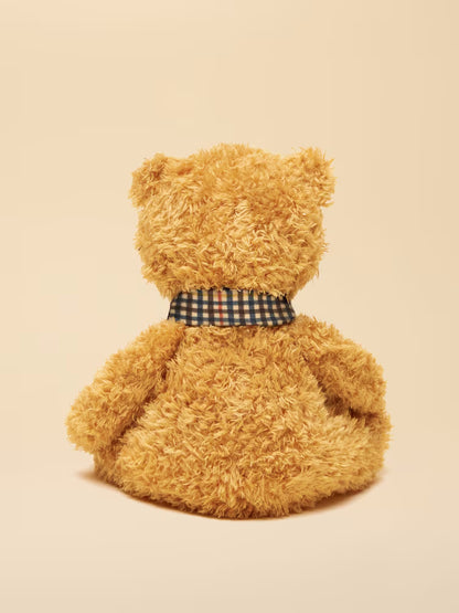 Joules Traditional Bear With Henson Check Scarf
