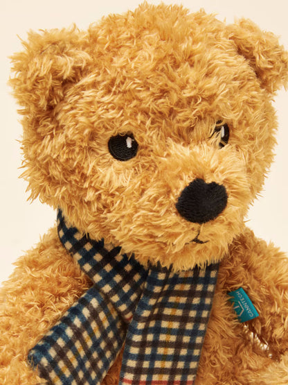 Joules Traditional Bear With Henson Check Scarf