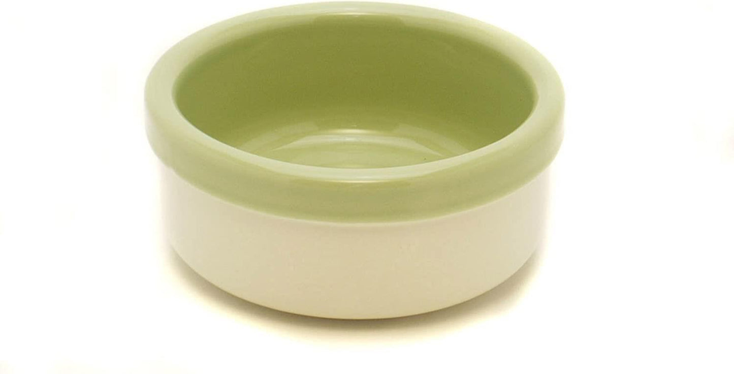 Rosewood Two Tone Ceramic Hamster Bowl 3.5"