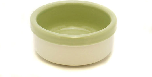 Rosewood Two Tone Ceramic Hamster Bowl 3.5"