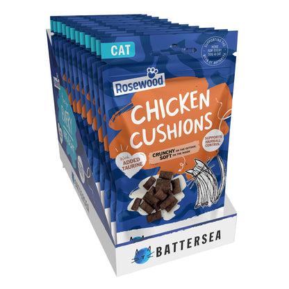 Battersea Chicken Cat Cushions Cat Treats 60g
