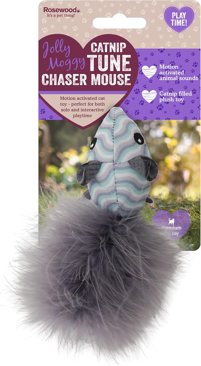 Rosewood Catnip Tune Chaser Mouse