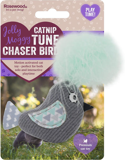 Rosewood Catnip Tune Chaser Bird