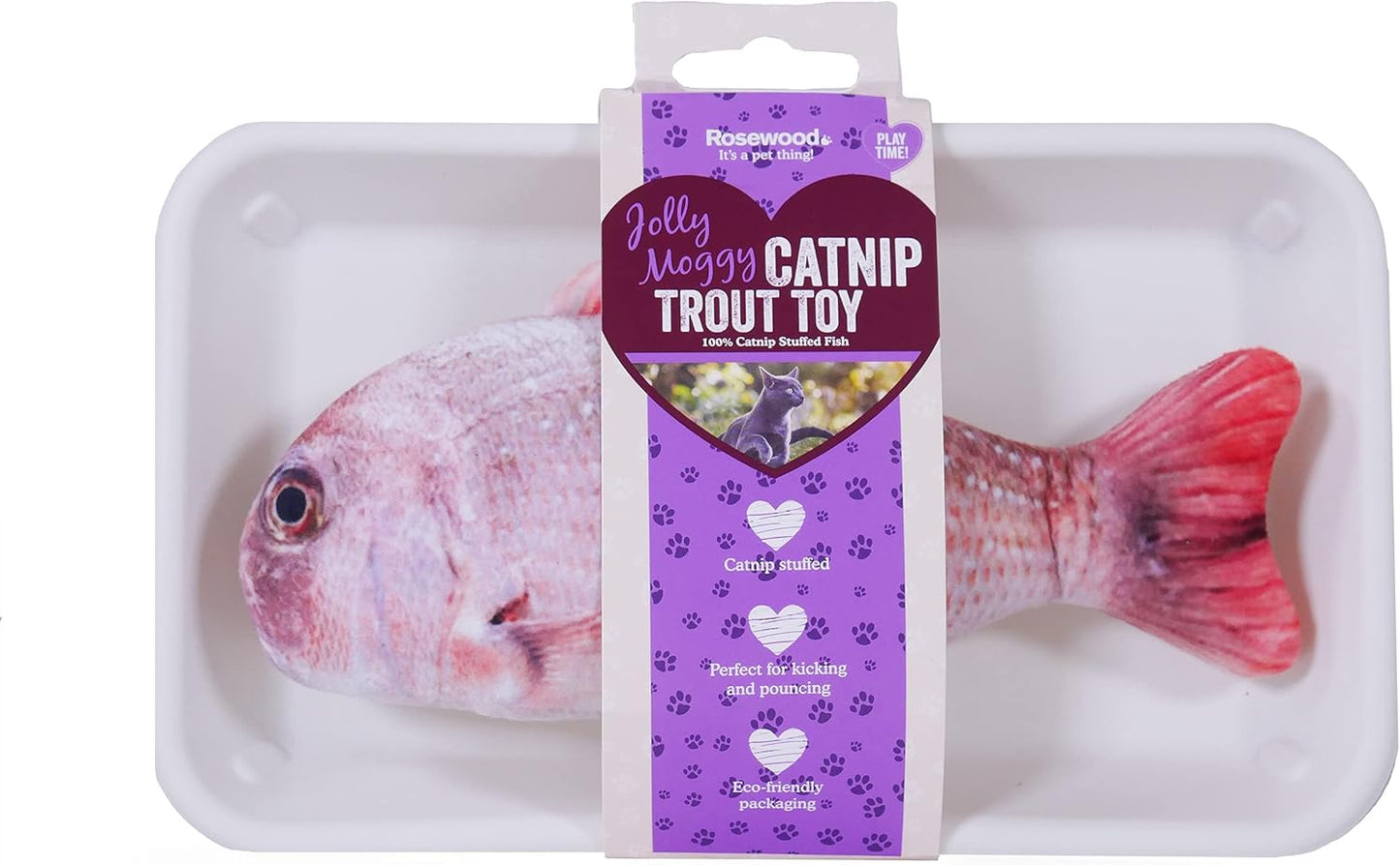 Rosewood Catnip Red Snapper Toy