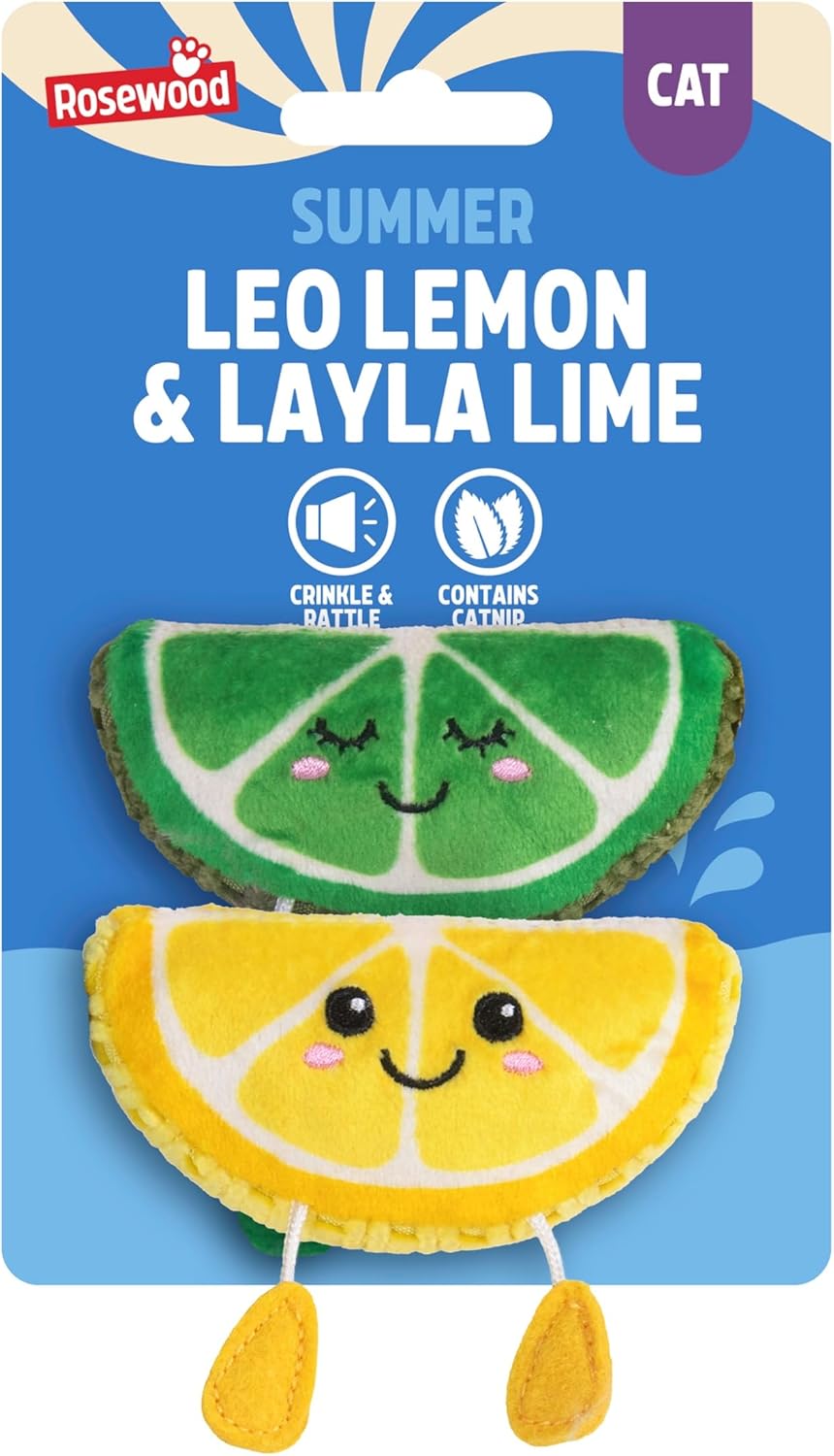 Rosewood Leo Lemon & Layla Lime Cat Toys