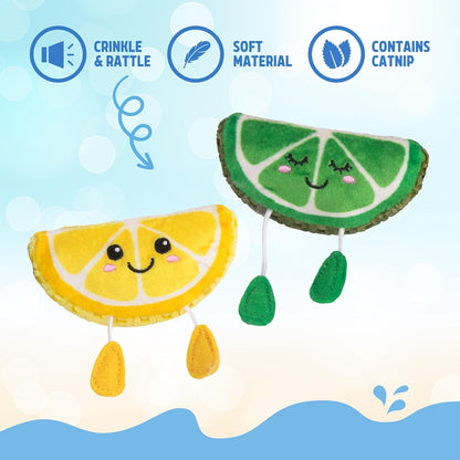 Rosewood Leo Lemon & Layla Lime Cat Toys