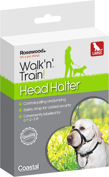 Rosewood Walk 'n' Train Head Halter For Large Dogs