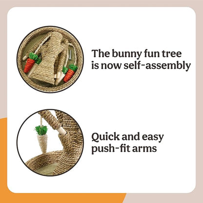 Rosewood Bunny Fun Tree Small Animal Toy