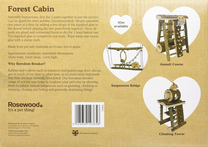 Rosewood Forest Cabin Hamster House