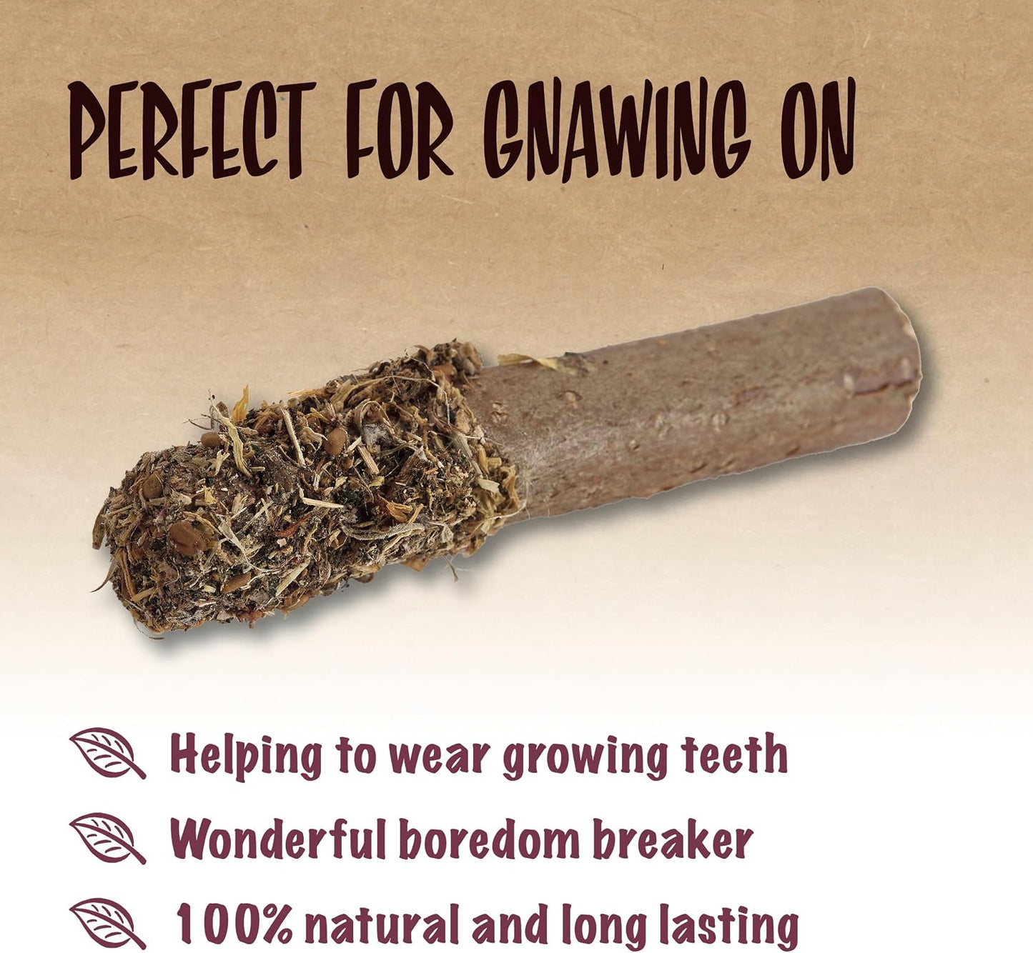 Rosewood Naturals Herb N Hazel Gnaw Sticks 4 Pieces