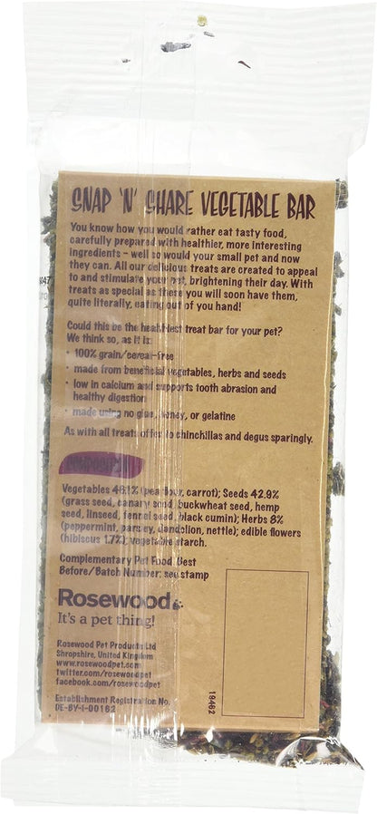 Rosewood Naturals Snap N Share Vegetable Bar 125g