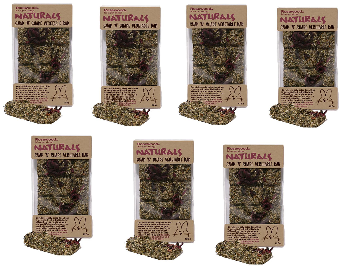 Rosewood Naturals Snap N Share Vegetable Bar 125g