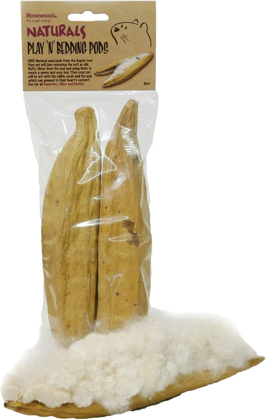 Rosewood Naturals Play N Bedding Cotton Pods 2pcs