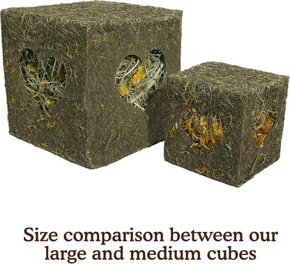 Rosewood Naturals I Love Hay Cube Large