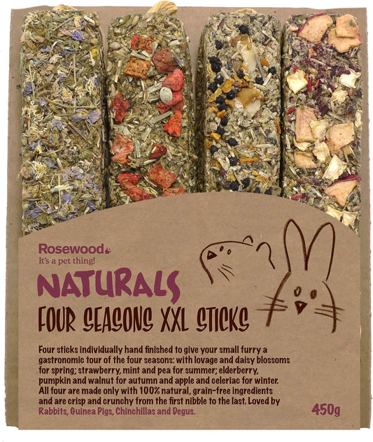 Rosewood Naturals Small Animal Four Seasons Xxl Sticks 450g