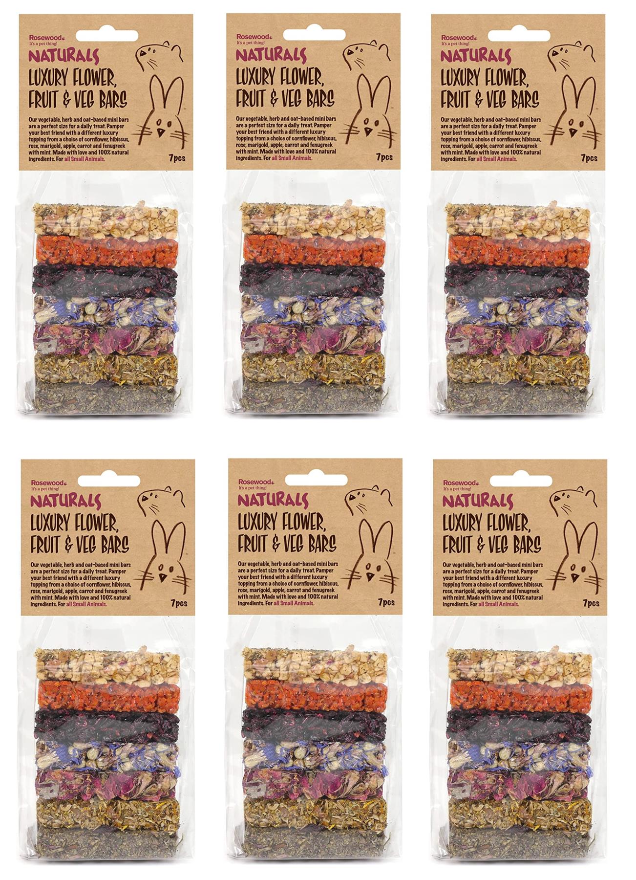 Rosewood Luxury Flower,Fruit & Veg Bars 7pcs