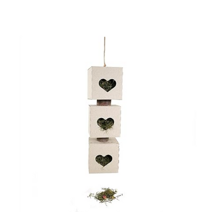 Rosewood Naturals Small Animal Trio Grass Box Foraging Toy