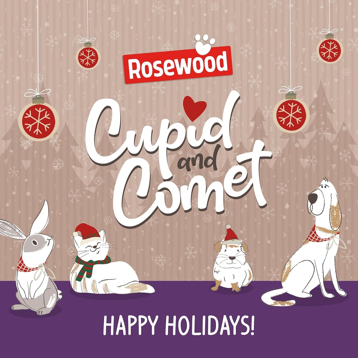 Cupid & Comet Edible Christmas Puzzle Tree