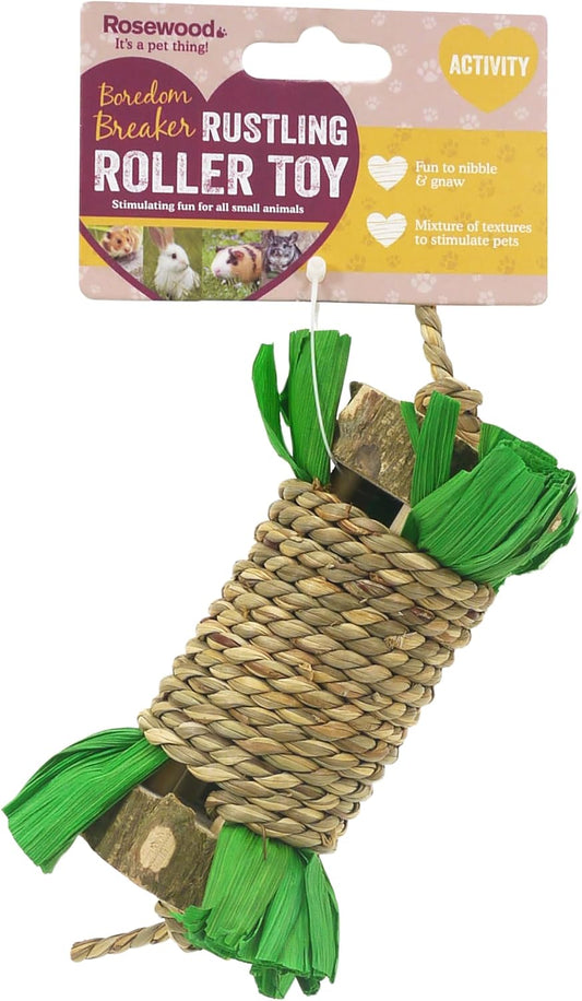 Rosewood Boredom Breaker Rustling Roller Toy