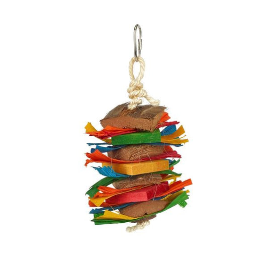 Boredom Breaker Coconut Carnival Bird & Small Animal Toy