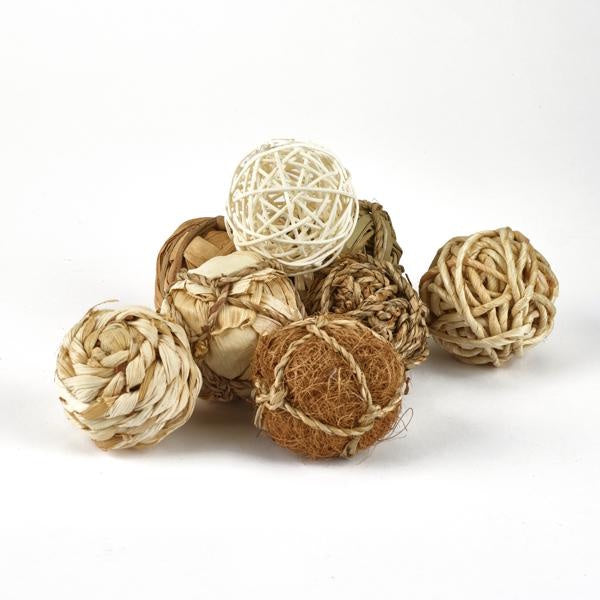 Rosewood Naturals Nature Fun Balls 8pc Pack Small Animal & Birds