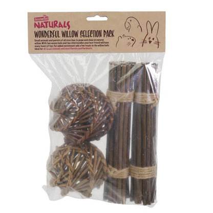 Rosewood Naturals Wonderful Willow Value Pack For Small Animals & Birds
