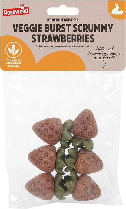 Rosewood Veggie Burst Scrummy Strawberrys 6 Pieces