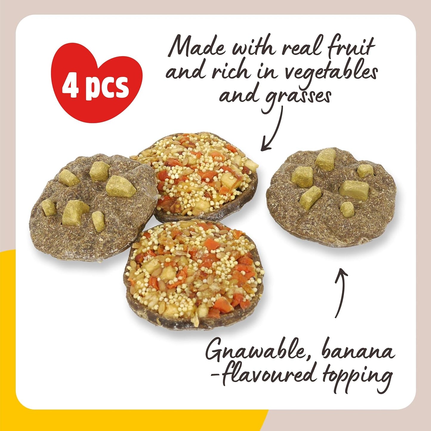 Rosewood Veggie Burst Crunchy Cookies 4 Pieces