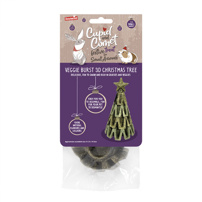 Cupid & Comet Veggie Burst 3D Christmas Tree 135g