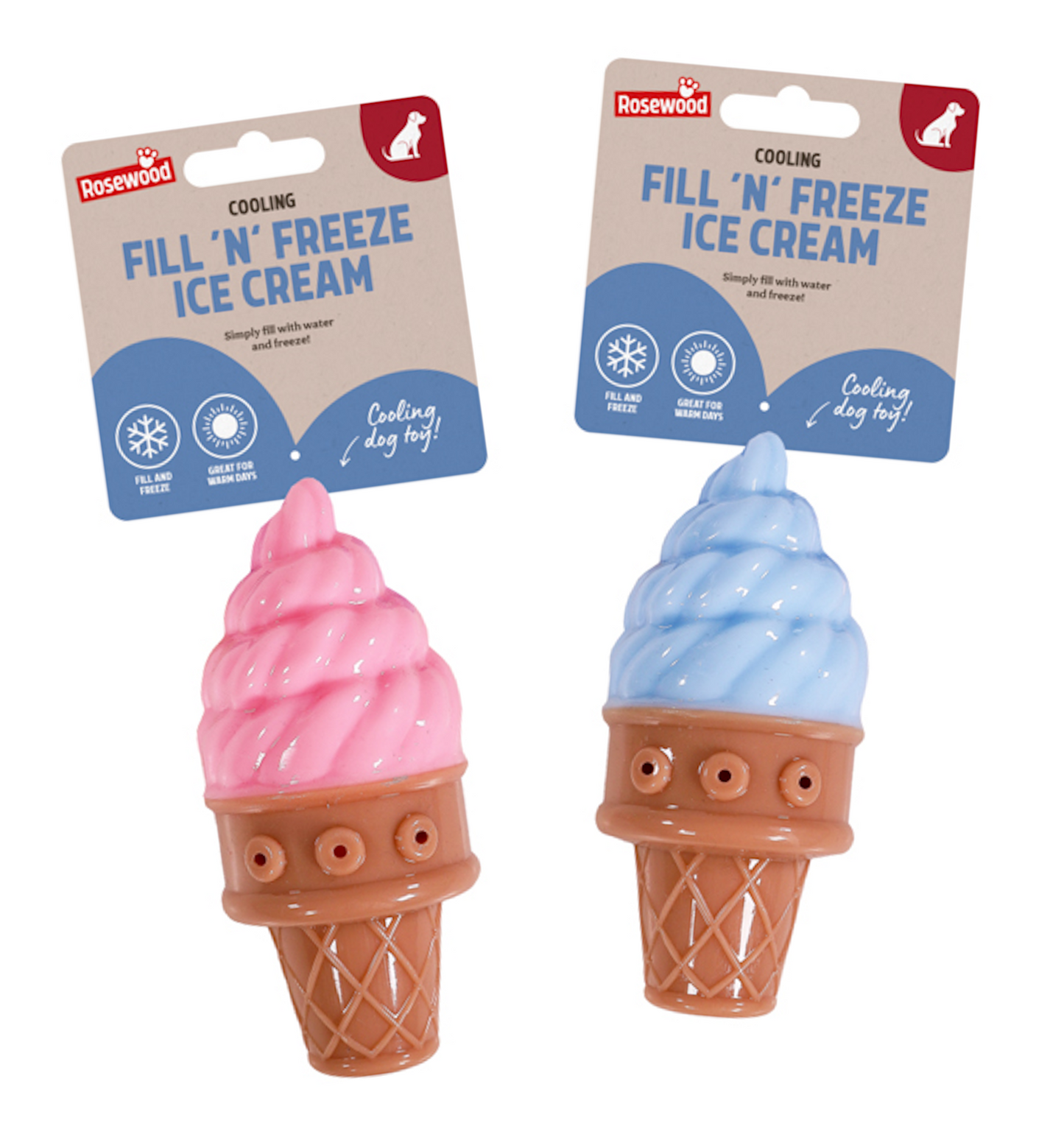 Rosewood Cooling Fill 'N' Freeze Ice Cream Assorted Colours