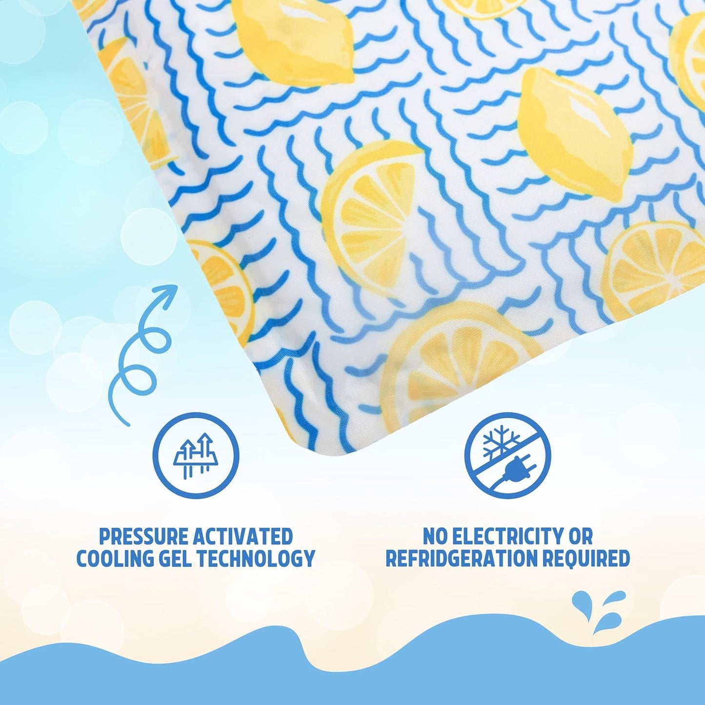 Rosewood Lemon Cooling Mat For Dogs 65 x 50cm