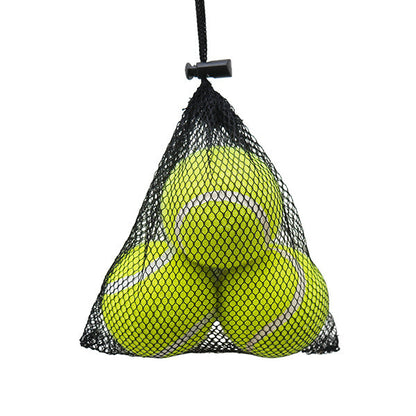 Rosewood Squeaky Dog Tennis Balls Net Of 3