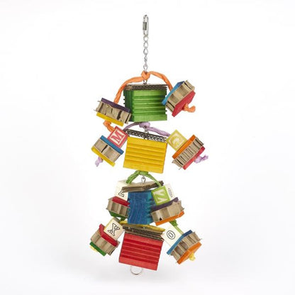 Boredom Breaker Groovy Blocks Bird Toy