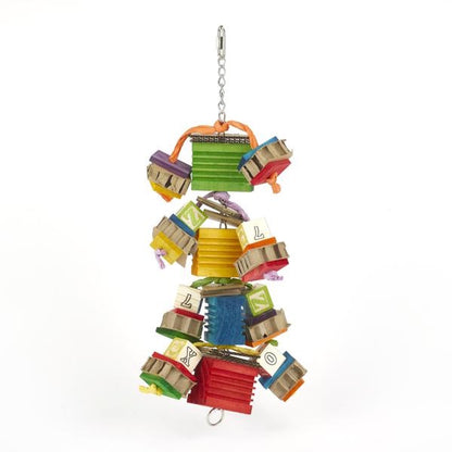 Boredom Breaker Groovy Blocks Bird Toy