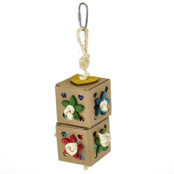 Boredom Breaker Discovery Cube Duo Bird toy