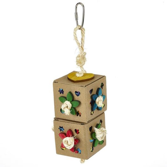 Boredom Breaker Discovery Cube Duo Bird toy