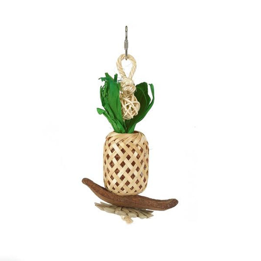 Boredom Breaker Pineapple Lantern Bird & Small Animal Toy