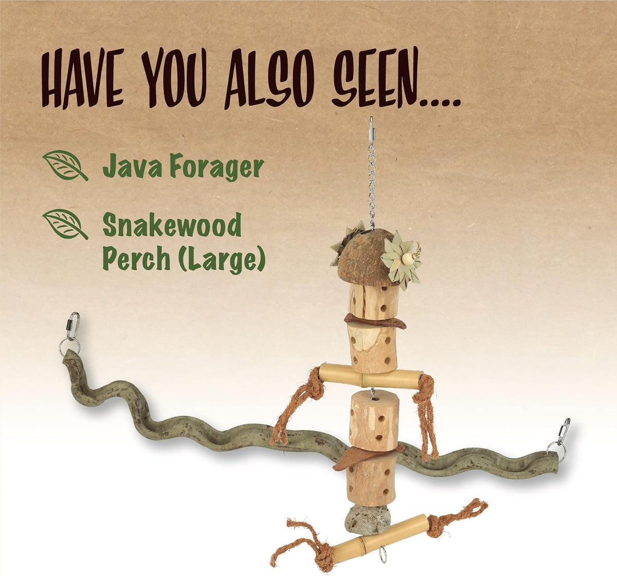Rosewood Naturals Forage Cup Medley Bird Toy