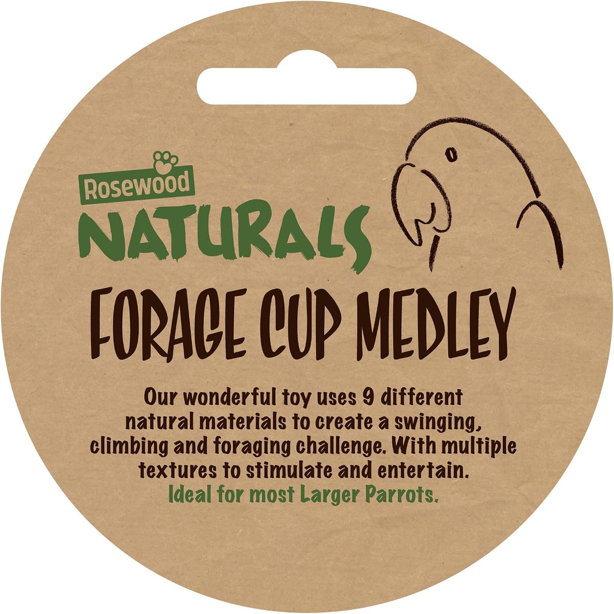 Rosewood Naturals Forage Cup Medley Bird Toy