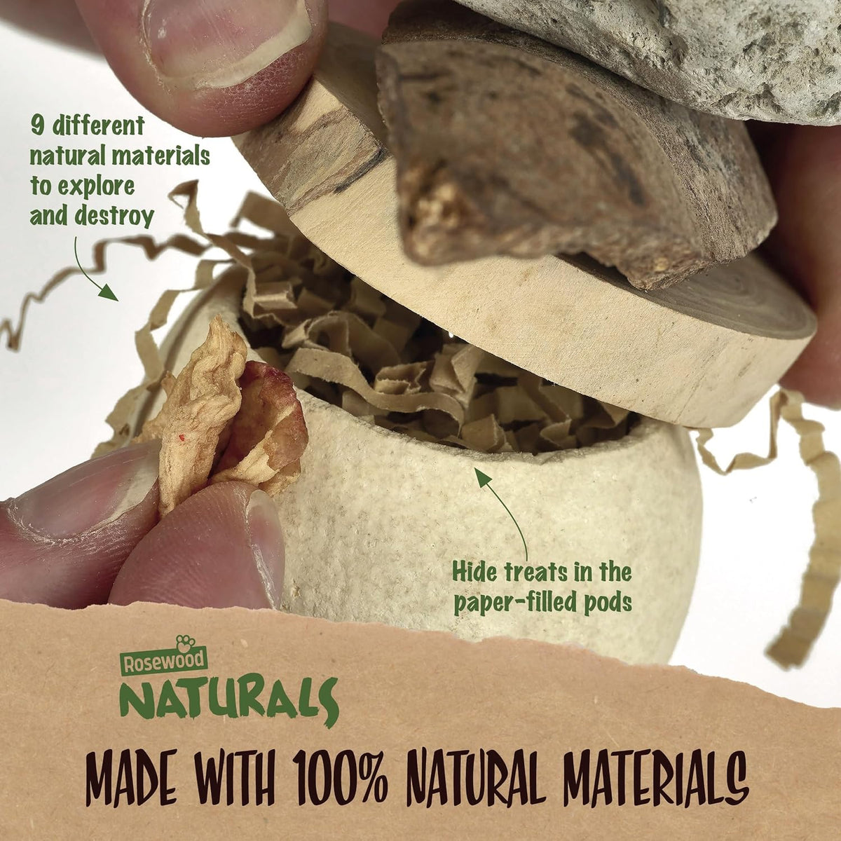 Rosewood Naturals Forage Cup Medley Bird Toy