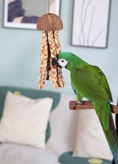 Rosewood Naturals Woven Jellyfish Bird Toy